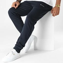 Pantalon Jogging 218339 Bleu Marine de Champion -Champion Soldes champion 327953 218339 BS501 20220727T150231 03