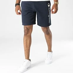 Short Jogging 218340 Bleu Marine de Champion -Champion Soldes champion 327956 218340 BS501 20220726T155313 03