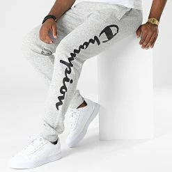 Pantalon Jogging 218343 Gris Chiné de Champion -Champion Soldes champion 327960 218343 EM021 20220726T152951 03