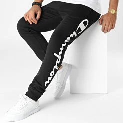 Pantalon Jogging 218343 Noir de Champion -Champion Soldes champion 327961 218343 KK001 20220726T152334 03
