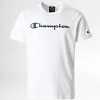 Tee Shirt Enfant 305365 Blanc de Champion -Champion Soldes champion 327992 305365 WW001 20220719T151650 01