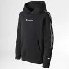 Sweat Capuche Enfant A Bandes 306111 Noir de Champion