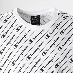Tee Shirt Enfant 306118 Blanc de Champion -Champion Soldes champion 327996 306118 WL001 20220719T151635 02
