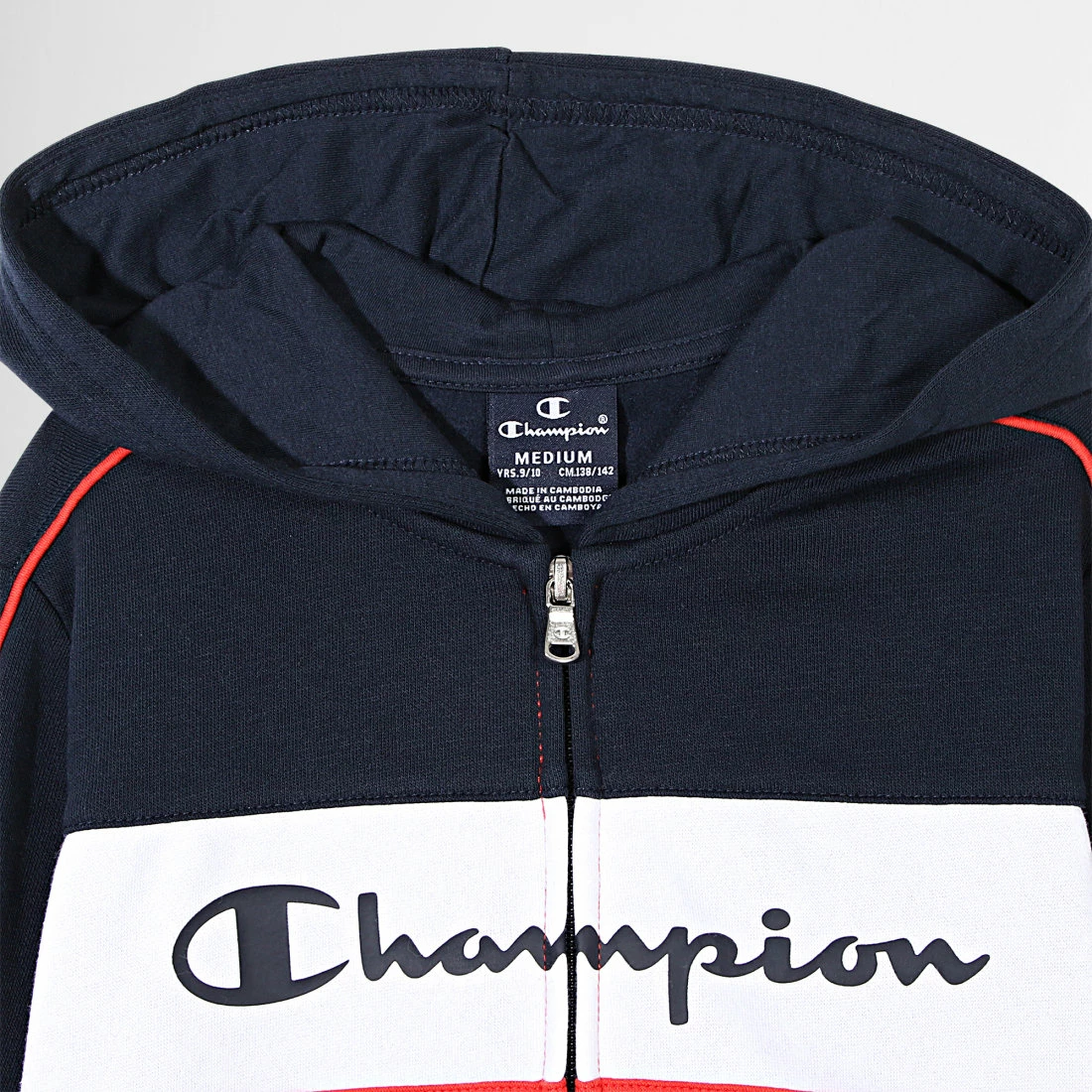 Ensemble De Survetement Enfant 306182 Bleu Marine Rouge de Champion 4 Ensemble De Survetement Enfant 306182 Bleu Marine Rouge de Champion – Image 2