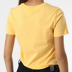 Tee Shirt Femme 115422 Jaune de Champion 9 Tee Shirt Femme 115422 Jaune de Champion -Champion Soldes champion 328160 115422 YS121 20220808T161021 04