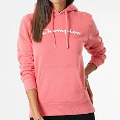 Sweat Capuche Femme 115687 Rose de Champion