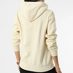 Sweat Capuche Femme 115687 Beige de Champion -Champion Soldes champion 328195 115687 YS014 20220808T161556 04