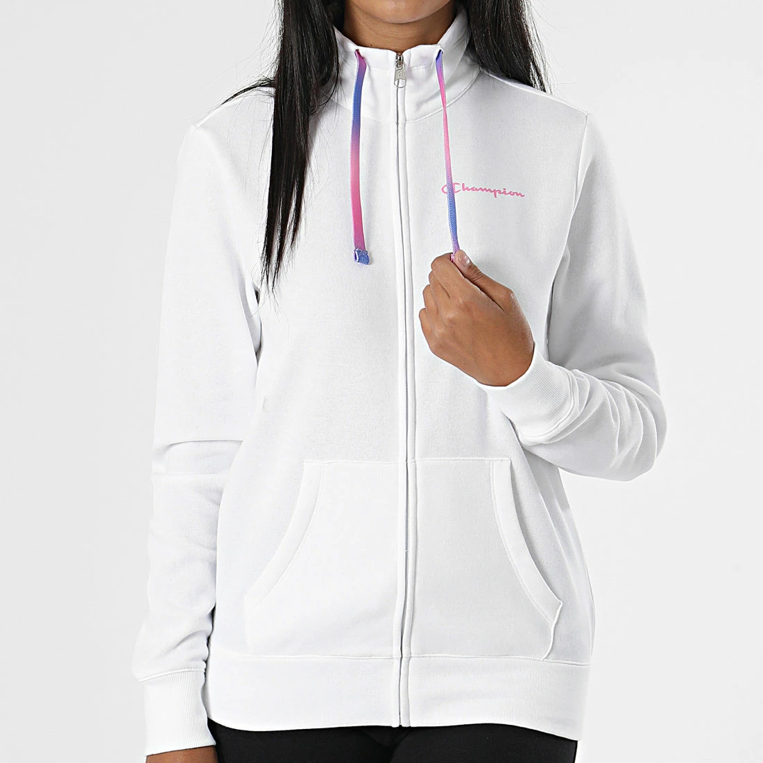 Ensemble De Survetement Femme 115736 Blanc Noir de Champion 5 Ensemble De Survetement Femme 115736 Blanc Noir de Champion – Image 3