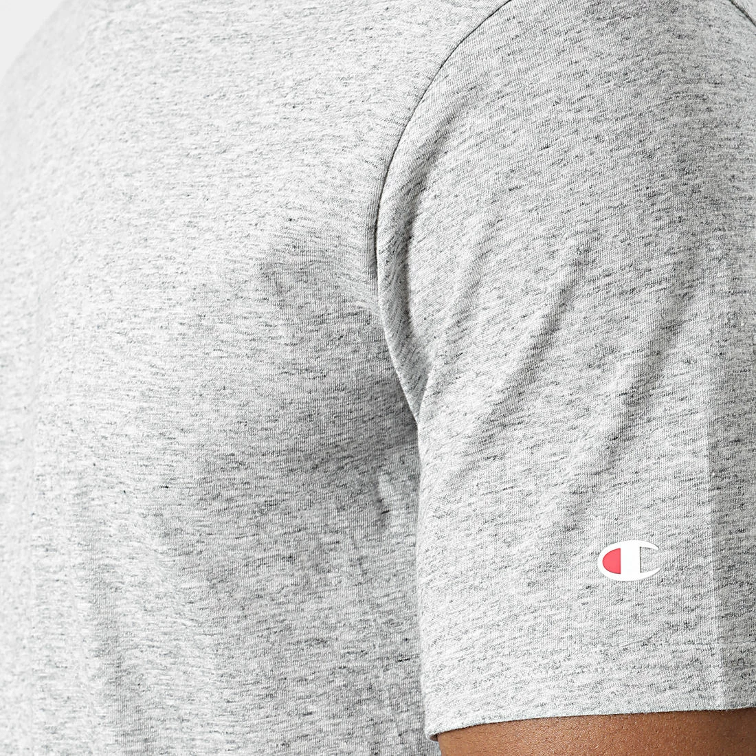 Lot De 2 Tee Shirts 213182 Noir Gris Chiné de Champion 4 Lot De 2 Tee Shirts 213182 Noir Gris Chiné de Champion – Image 2