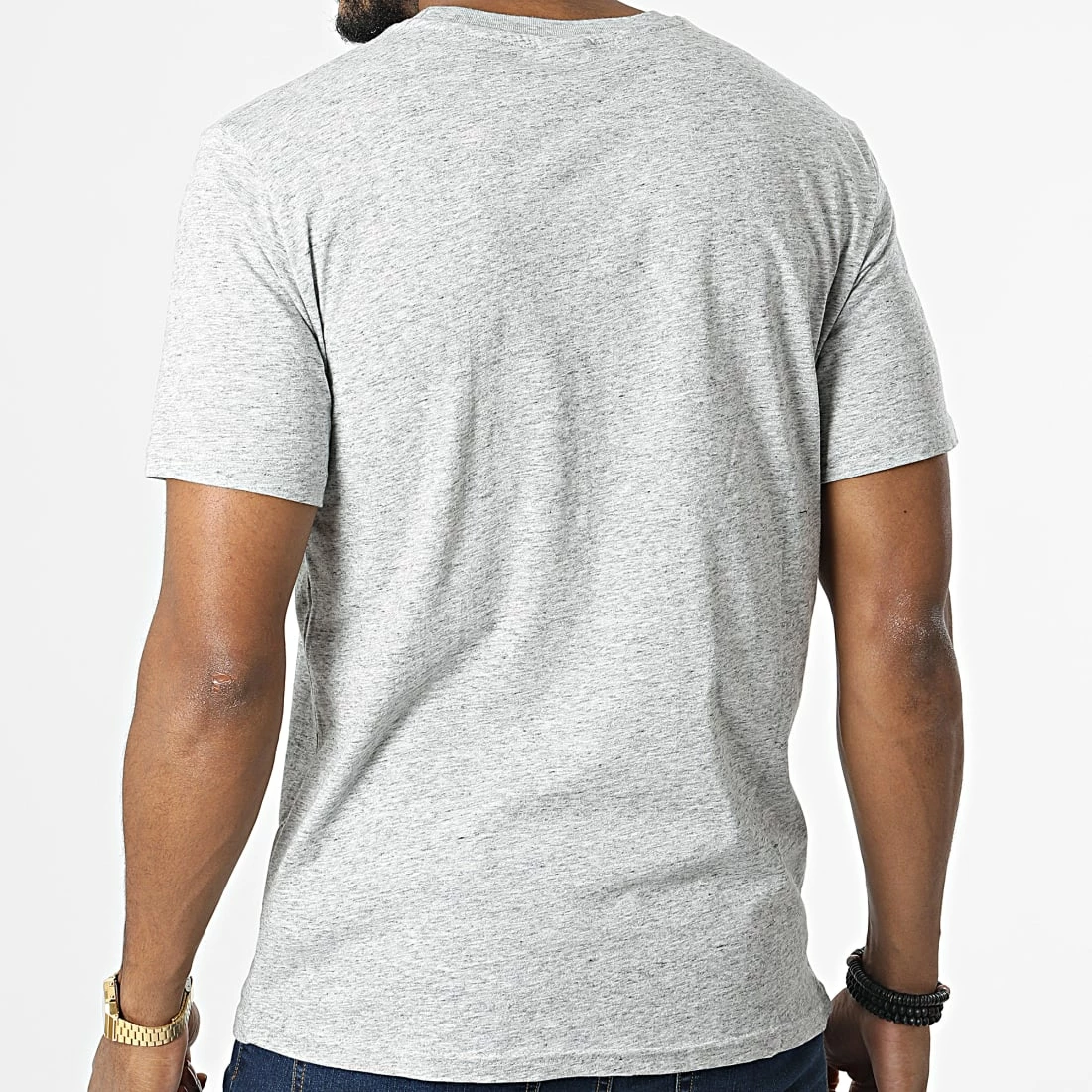 Lot De 2 Tee Shirts 213182 Noir Gris Chiné de Champion 6 Lot De 2 Tee Shirts 213182 Noir Gris Chiné de Champion – Image 4