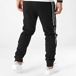 Pantalon Jogging A Bandes 217846 Noir de Champion -Champion Soldes champion 328214 217846 KK001 20220727T151438 04