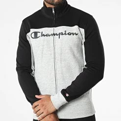 Ensemble De Survetement 218118 Gris Chiné Noir de Champion 8 Ensemble De Survetement 218118 Gris Chiné Noir de Champion -Champion Soldes champion 328223 218118 EM021 20220726T090944 03