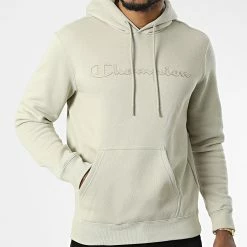 Sweat Capuche 218282 Vert Kaki Clair de Champion 8 Sweat Capuche 218282 Vert Kaki Clair de Champion -Champion Soldes champion 328231 218282 ES066 20220720T152009 03