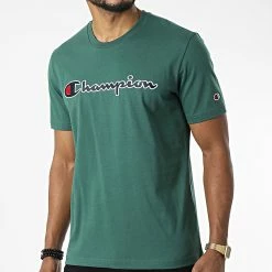 Tee Shirt 218007 Vert de Champion