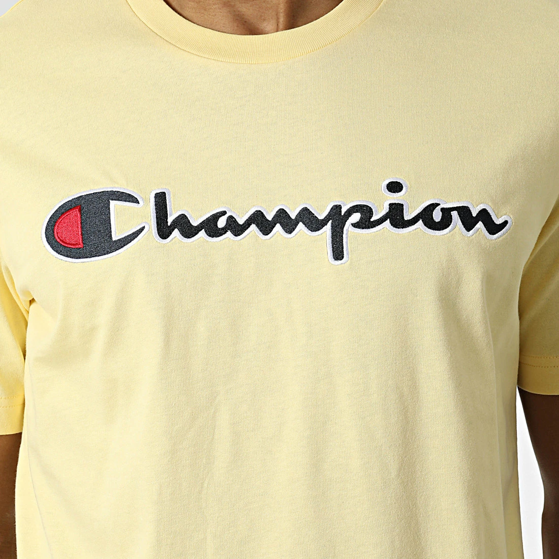 Tee Shirt 218007 Jaune de Champion 4 Tee Shirt 218007 Jaune de Champion – Image 2