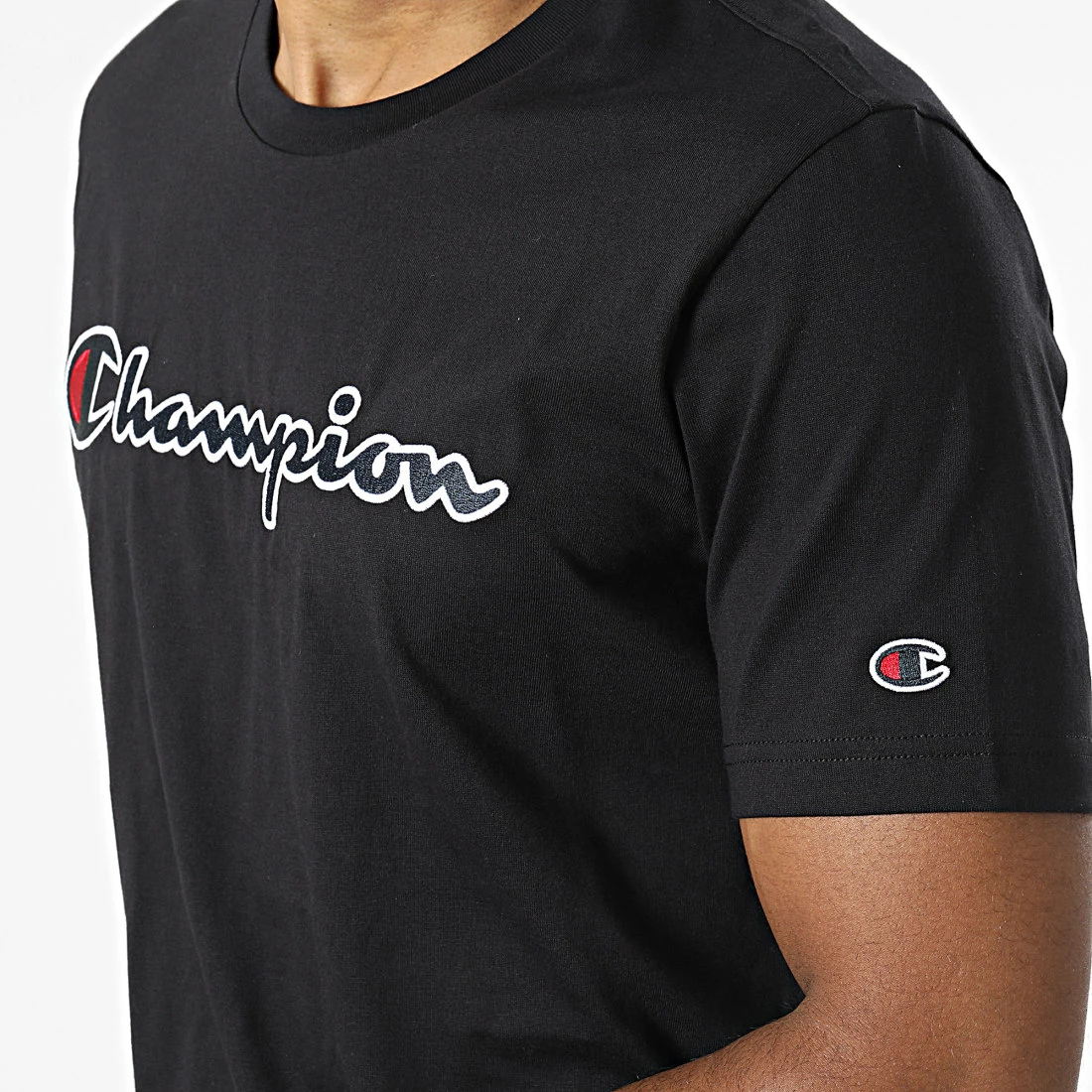 Tee Shirt 218007 Noir de Champion 4 Tee Shirt 218007 Noir de Champion – Image 2