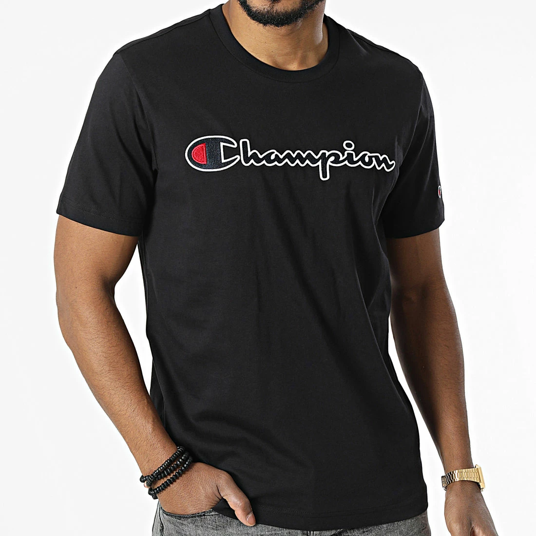 Tee Shirt 218007 Noir de Champion 5 Tee Shirt 218007 Noir de Champion – Image 3