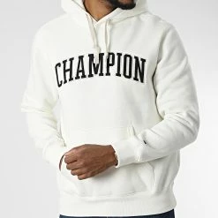 Sweat Capuche 217876 Beige Clair de Champion -Champion Soldes champion 328468 217876 YS084 20220720T152150 03