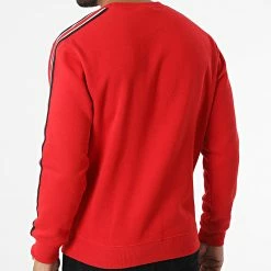 Sweat Crewneck A Bandes 217843 Rouge de Champion -Champion Soldes champion 328827 217843 RS053 20220722T160701 04