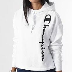 Sweat Capuche Femme 115389 Blanc de Champion