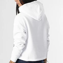 Sweat Capuche Femme 115389 Blanc de Champion -Champion Soldes champion 329785 115389 WW001 20220901T154409 04