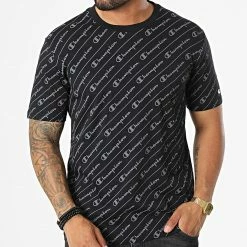 Tee Shirt 217836 Noir de Champion 8 Tee Shirt 217836 Noir de Champion -Champion Soldes champion 329788 217836 KL001 20220728T153230 03