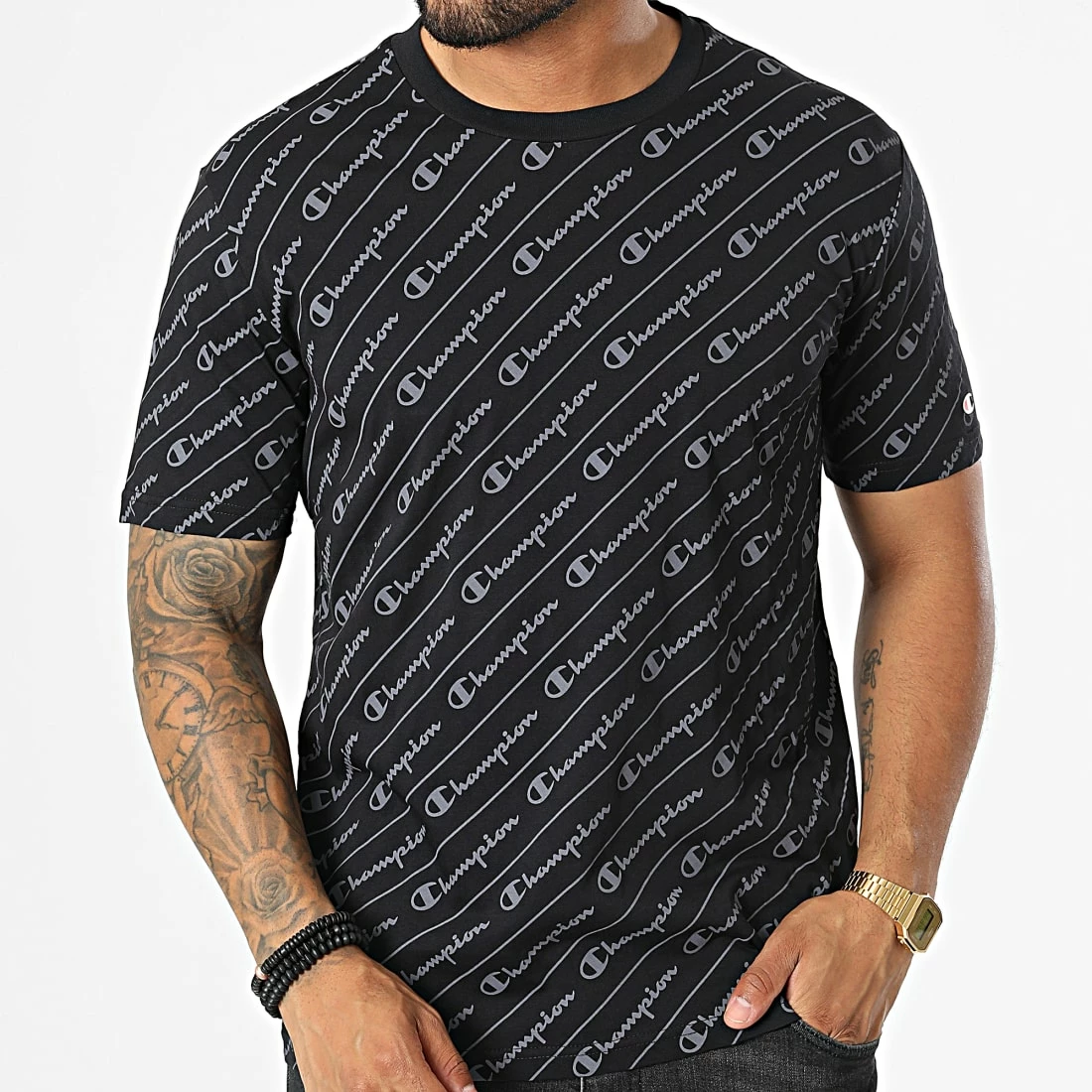 Tee Shirt 217836 Noir de Champion 5 Tee Shirt 217836 Noir de Champion – Image 3