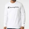 Tee Shirt Manches Longues 218285 Blanc de Champion -Champion Soldes champion 329801 218285 WW001 20220803T150719 01