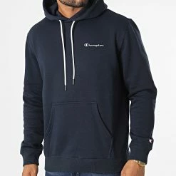 Sweat Capuche 218287 Bleu Marine de Champion
