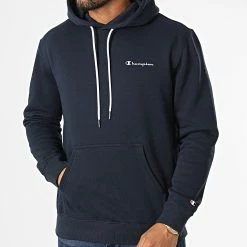 Sweat Capuche 218287 Bleu Marine de Champion -Champion Soldes champion 329802 218287 BS501 20220728T143629 03