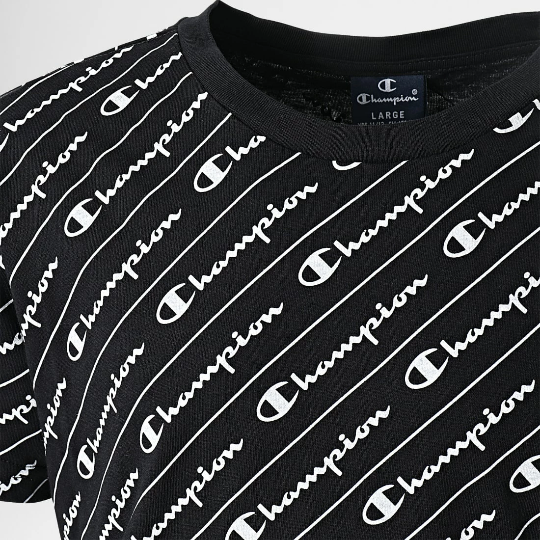 Tee Shirt Enfant 306118 Noir de Champion 4 Tee Shirt Enfant 306118 Noir de Champion – Image 2