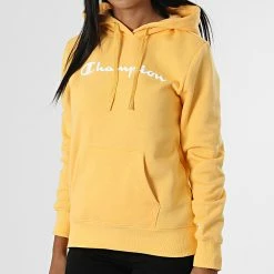 Sweat Capuche Femme 115687 Jaune de Champion 8 Sweat Capuche Femme 115687 Jaune de Champion -Champion Soldes champion 330369 115687 YS121 20220811T160953 03