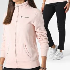 Ensemble De Survetement Femme 115735 Rose Noir de Champion