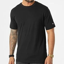 Lot De 2 Tee Shirts 213182 Noir de Champion
