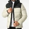 Doudoune Capuche 218080 Noir Beige de Champion -Champion Soldes champion 330378 218080 ES066 20220803T155902 01