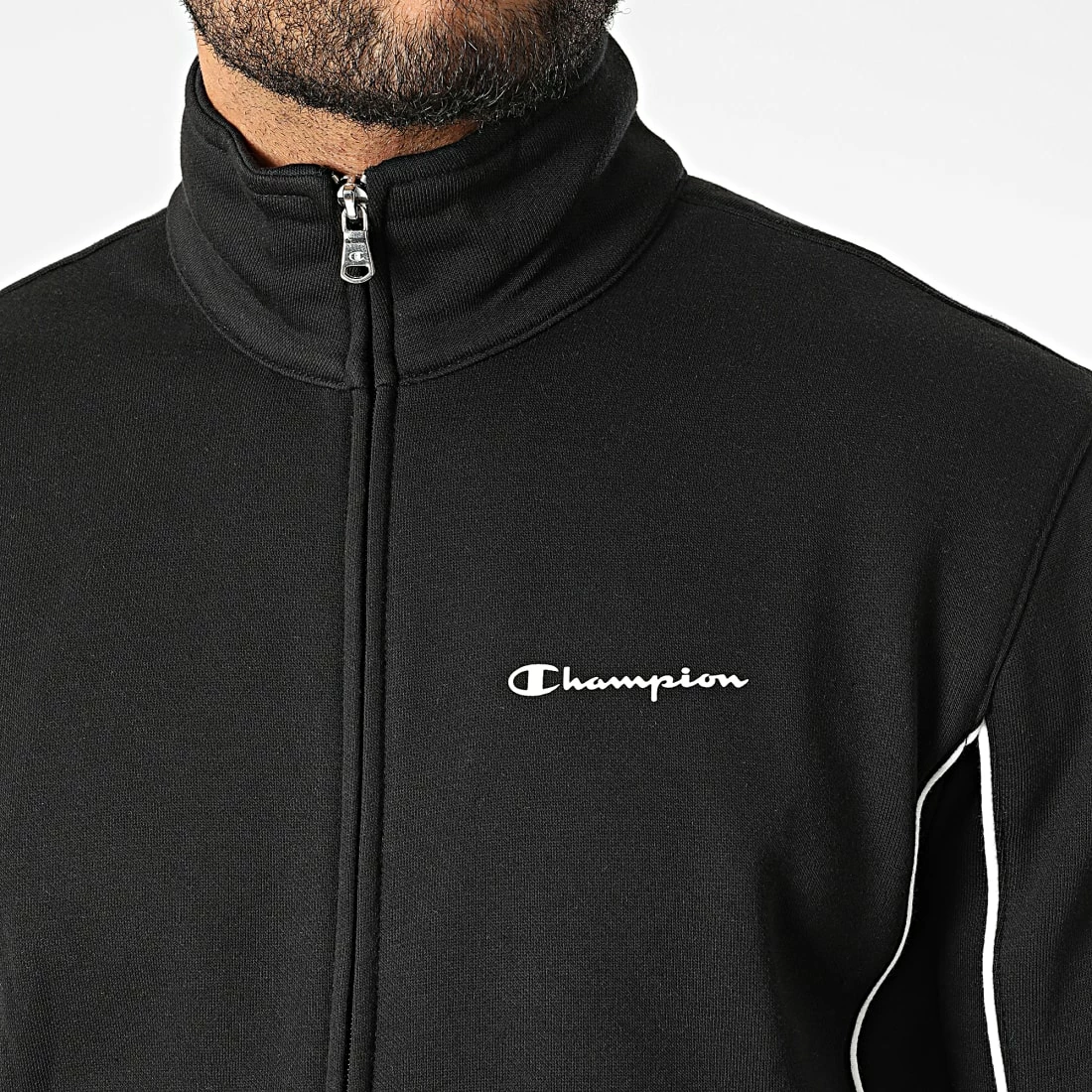 Ensemble Veste Zippée et Pantalon Jogging 218111 Noir de Champion 4 Ensemble Veste Zippée et Pantalon Jogging 218111 Noir de Champion – Image 2