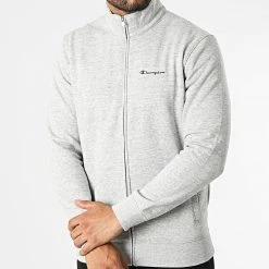 Ensemble de Survetement 218410 Noir Gris Chiné de Champion -Champion Soldes champion 330397 218410 EM021 20220805T105748 03