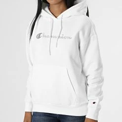 Sweat Capuche Femme 115477 Blanc de Champion