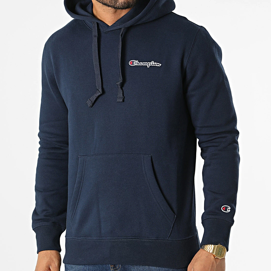 Sweat Capuche 217862 Bleu Marine de Champion 5 Sweat Capuche 217862 Bleu Marine de Champion – Image 3