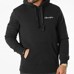 Sweat Capuche 217862 Noir de Champion