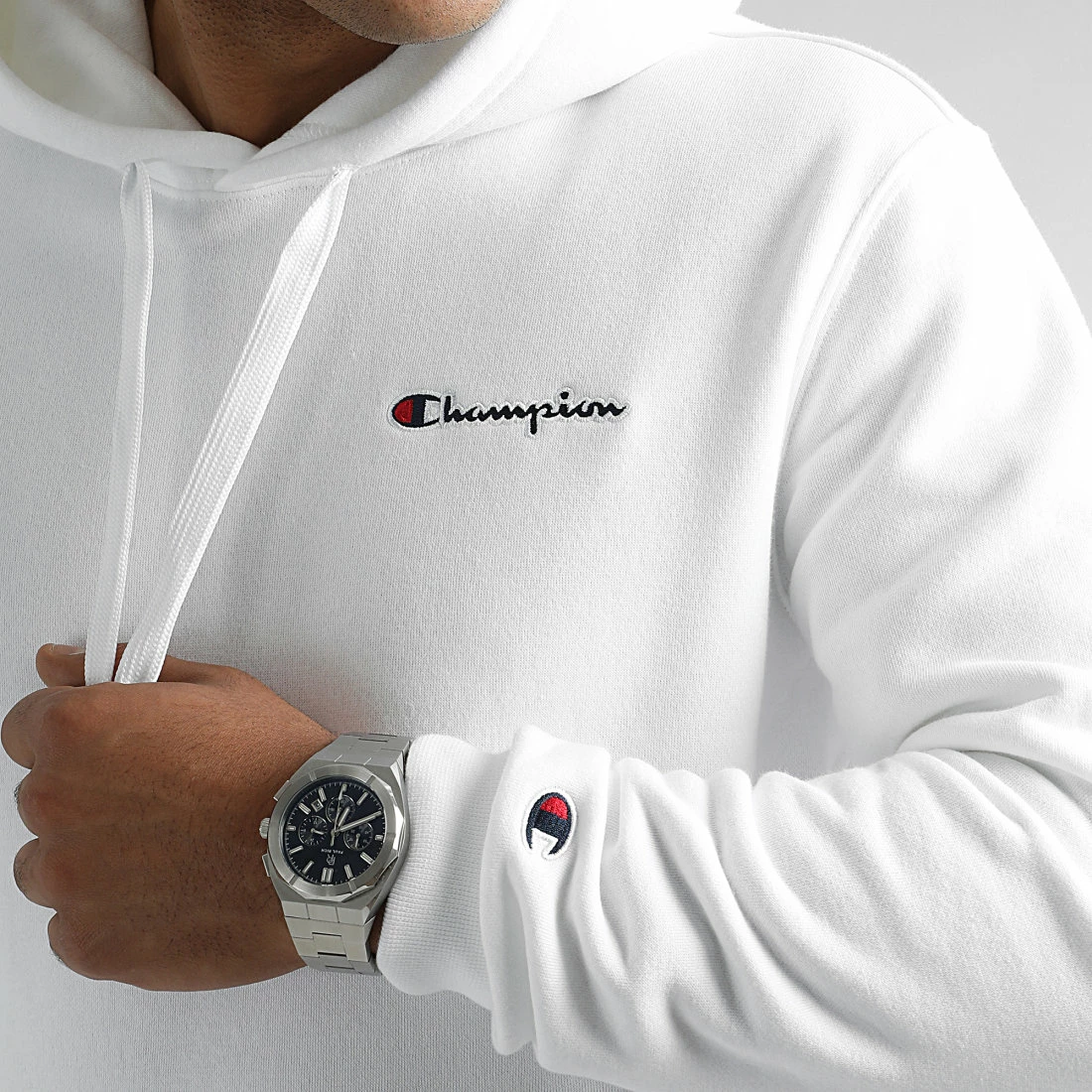 Sweat Capuche 217862 Blanc de Champion 4 Sweat Capuche 217862 Blanc de Champion – Image 2