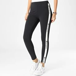 Legging A Bandes Femme 115577 Noir de Champion