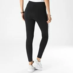 Legging A Bandes Femme 115577 Noir de Champion -Champion Soldes champion 331526 115577 KK001 20220822T155317 04