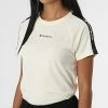 Tee Shirt Femme A Bandes 115578 Jaune de Champion -Champion Soldes champion 331528 115578 WW005 20220811T160923 01