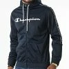 Veste Zippée Capuche A Bandes 217838 Bleu Marine de Champion -Champion Soldes champion 331533 217838 BS501 20220811T151632 01