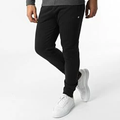 Ensemble Sweat Zippé Capuche et Pantalon Jogging 218113 Gris Anthracite Chiné Noir de Champion -Champion Soldes champion 331540 218113 EM501 20221013T155925 04