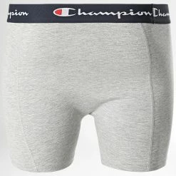 Lot De 4 Boxers U20002 Gris Chiné de Champion -Champion Soldes champion 331566 U20002 EM006 20220811T155951 03