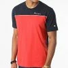 Tee Shirt 217855 Rouge Bleu Marine de Champion -Champion Soldes champion 331606 217855 BS518 20220811T150901 01