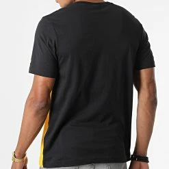 Tee Shirt 217855 Jaune Noir de Champion -Champion Soldes champion 331609 217855 KK001 20220811T151216 04