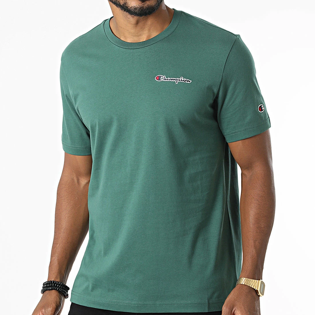 Tee Shirt 218006 Vert de Champion 3 Tee Shirt 218006 Vert de Champion